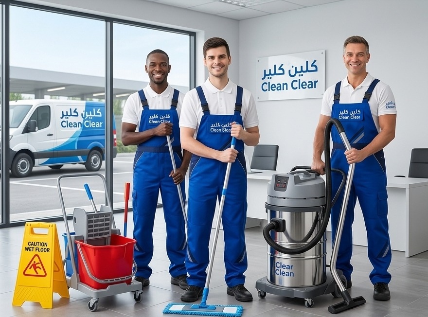 فريق تنظيف محترف